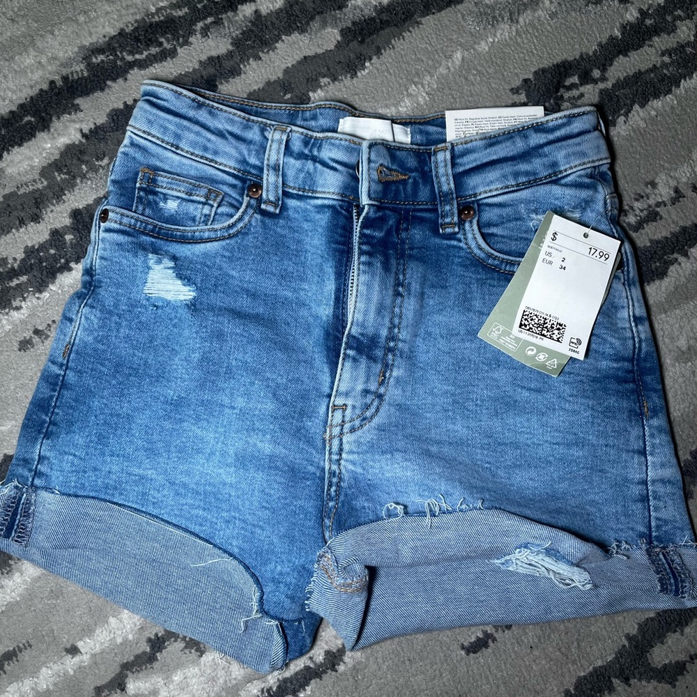 Blue Denim Women's Shorts
